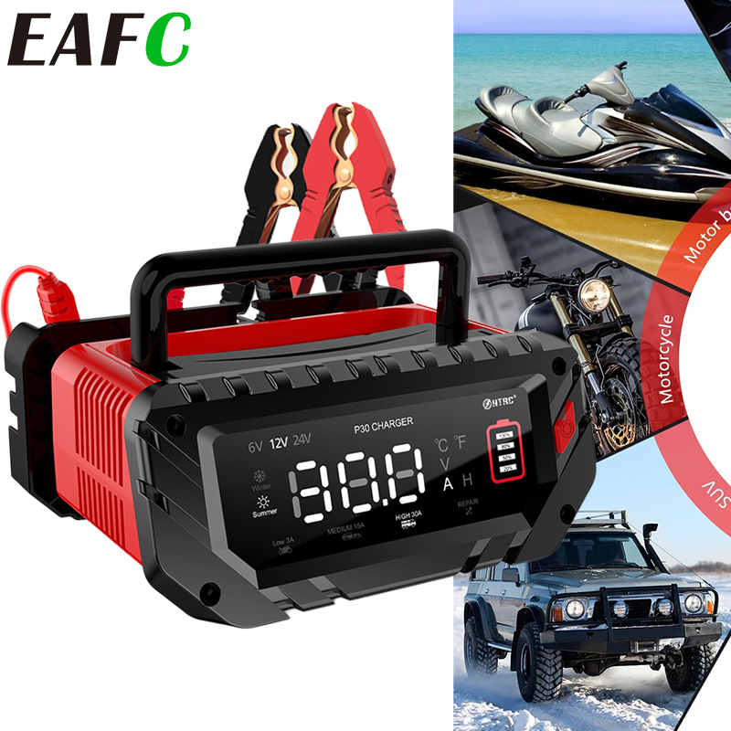Lifepo4 Battery Charger Smart Automatic - EAFC 30A tam otomatik akıllı araba