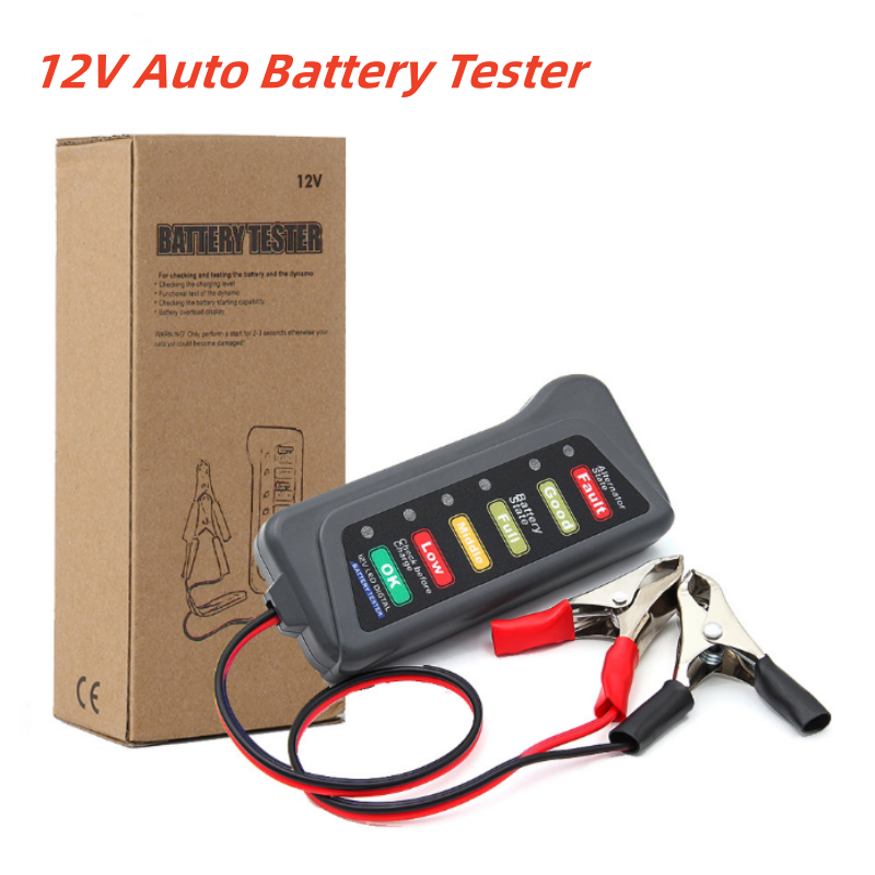 Alternator Tester Digital Diagnostic Tool - Mini 12 V Araç Akü Test