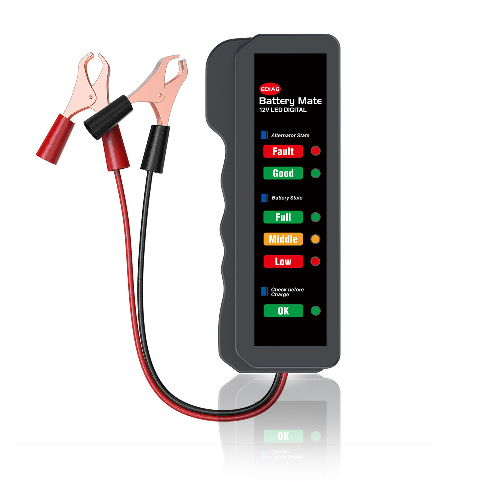 Alternator Tester Digital Diagnostic Tool - Mini 12 V Araç Akü Test