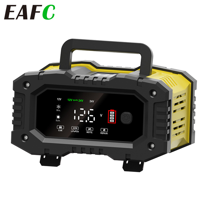 Smart Car Battery Charger 12V 24V 20A - EAFC 12V/24V tam otomatik akü şarj