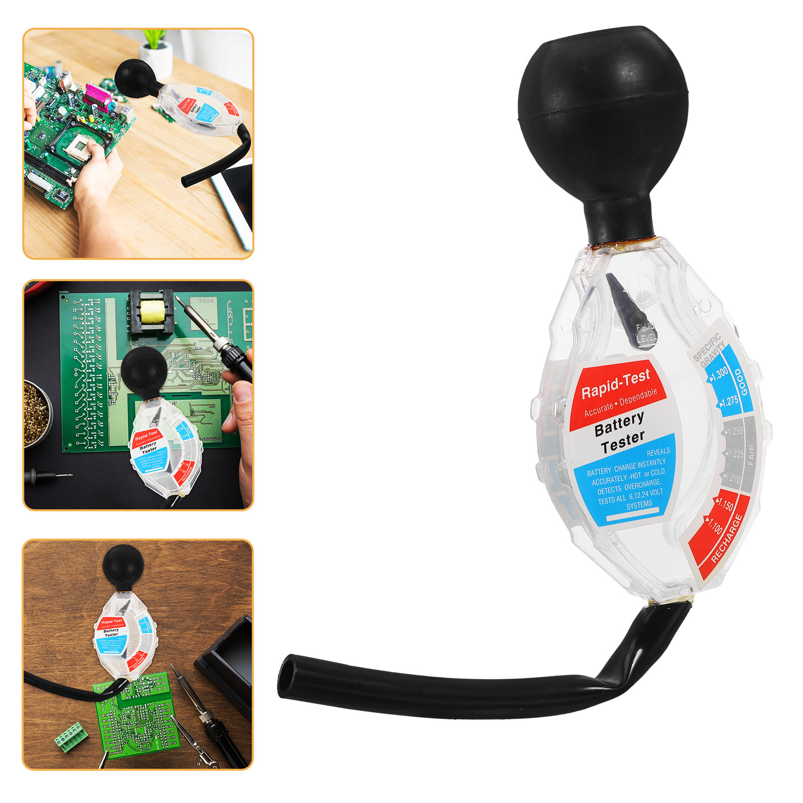 Battery Hydrometer Specific Gravity Tester - Kullanıcı Dostu Akü Hidrometresi, Otomobil Aküsü