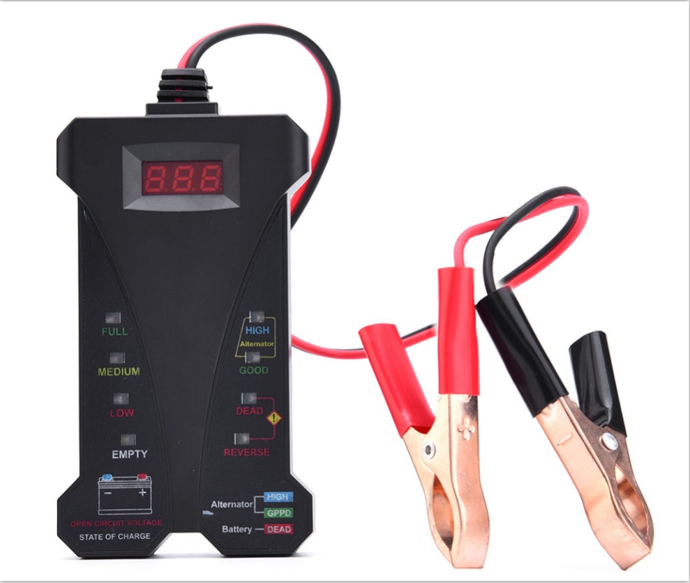 Alternator Tester Digital Diagnostic Tool - Sıcak satış 12V akıllı araç LED