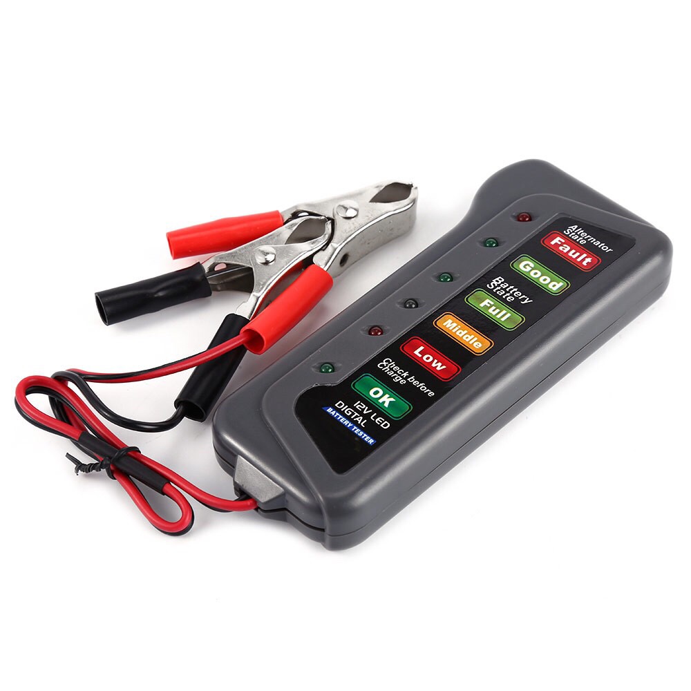 Alternator Tester Digital Diagnostic Tool - 12 V Araç Akü Test Cihazı