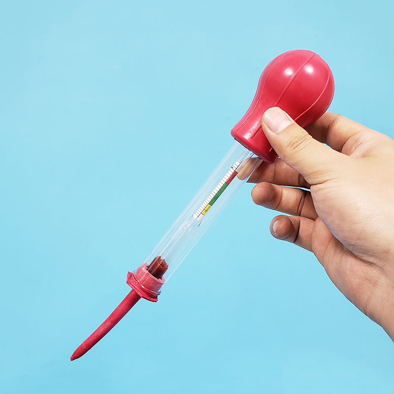 Battery Hydrometer Specific Gravity Tester - Emme cam elektrolit hidrometre, 1.1-1.3, pil