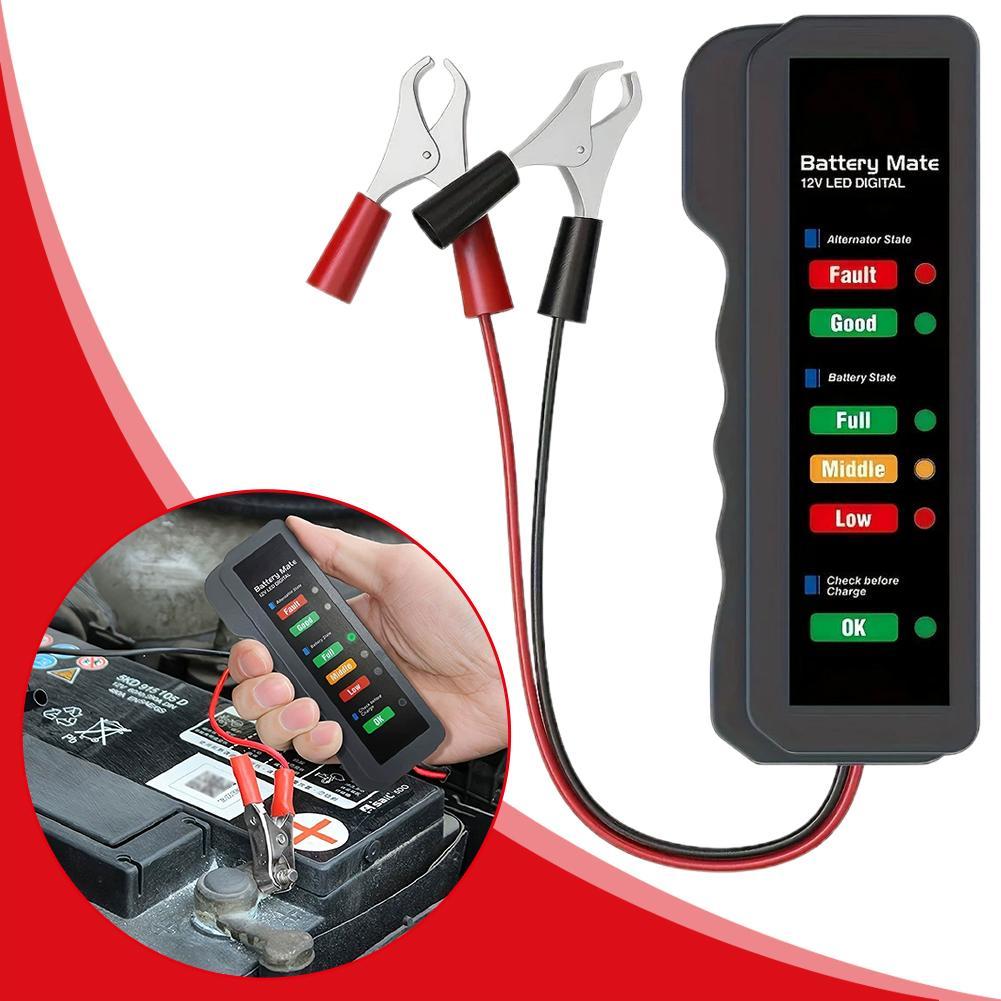 Alternator Tester Digital Diagnostic Tool - 12V Araba Akü Test Cihazı Dijital