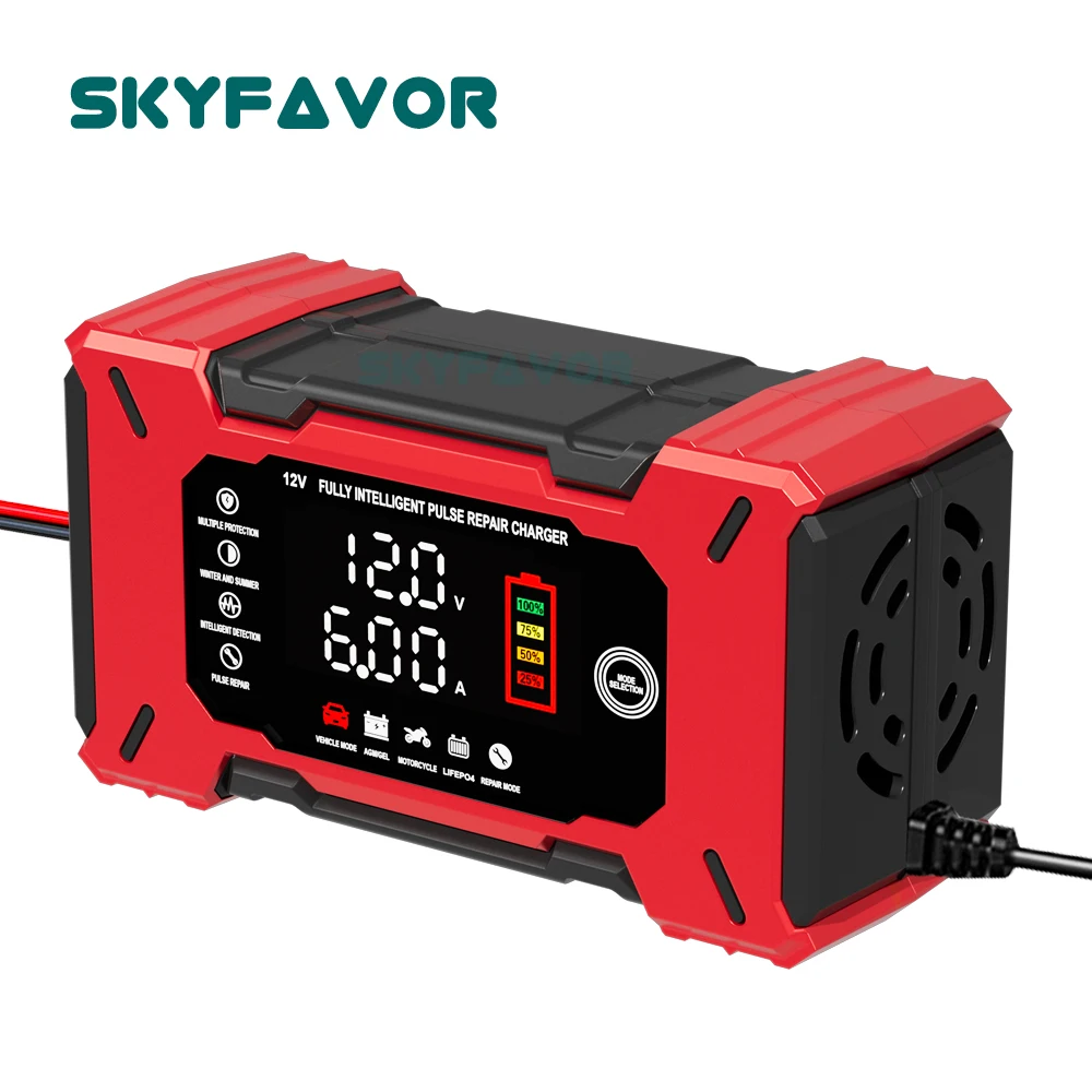 Lifepo4 Battery Charger Smart Automatic - Otomatik Akıllı 12V Akü Şarj Cihazı