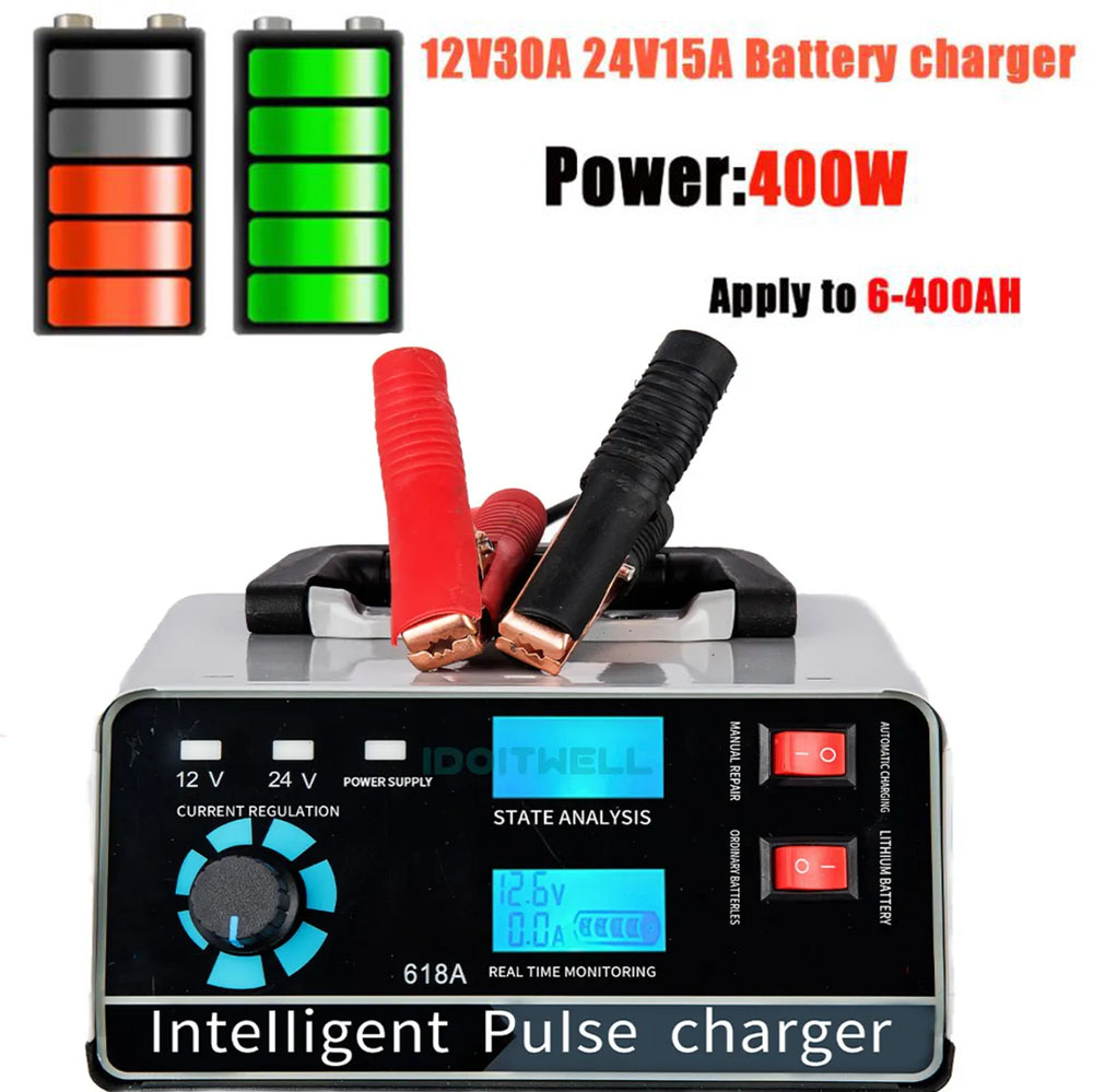 Lead Acid Battery Pulse Repair Desulfator - Akıllı Kükürt Giderici Bakım Cihazı Akü