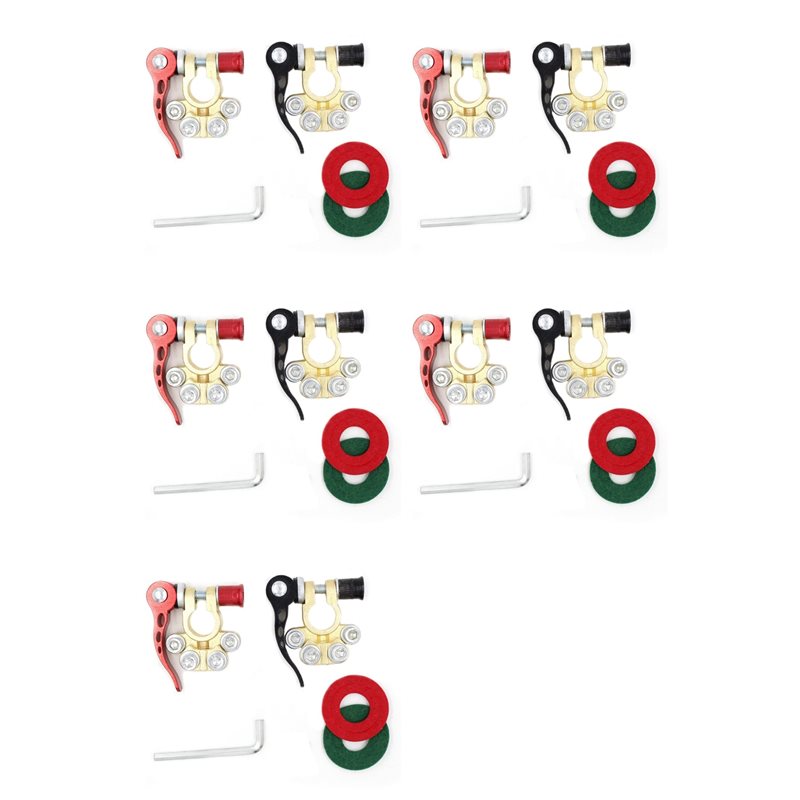 Battery Terminal Clamps Quick Release Brass - M49K-10X 12V 24V Araba Akü Terminalleri