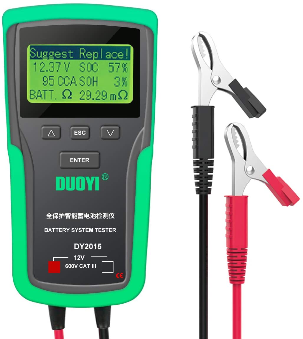 Car Battery Load Tester Digital Cranking - DUOYI DY2015 12V Araç Akü Sistemi
