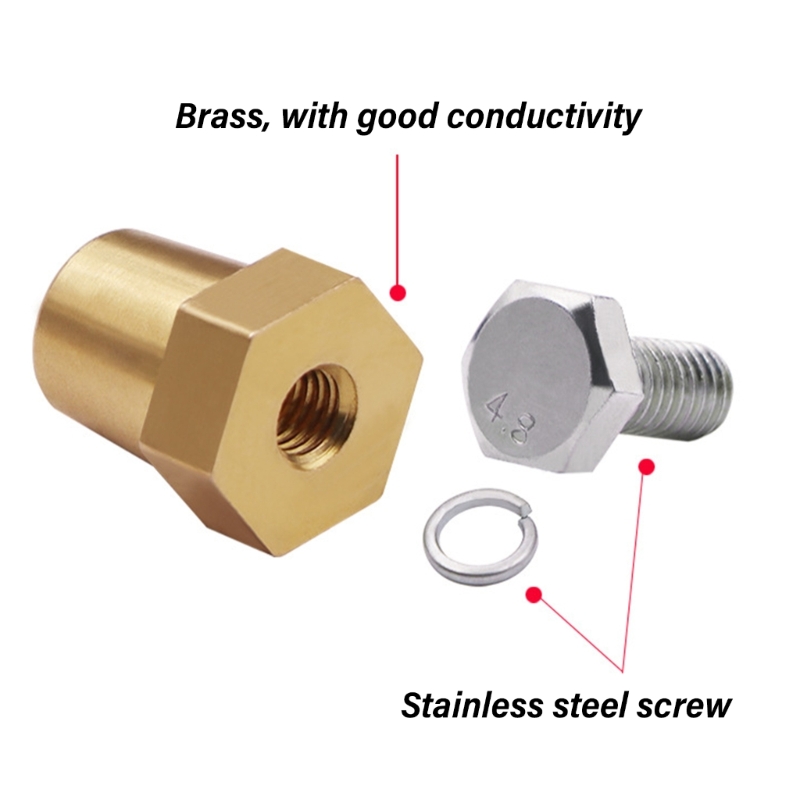 1 çift hızlı bırakma 12V 24V a - Battery Terminal Clamps Quick Release Brass incelemesi ve fiyatı