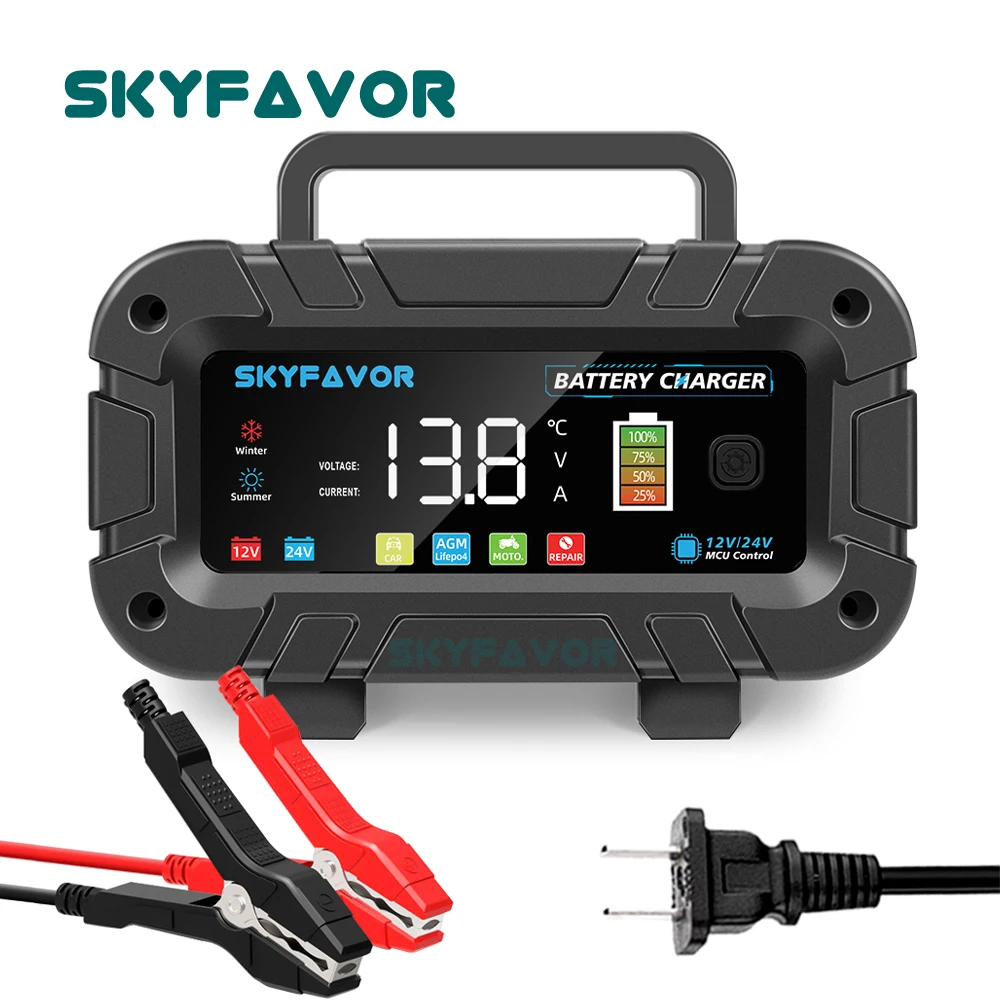 Otomatik Akıllı 12V 24V Akü Şa - Smart Car Battery Charger 12V 24V 20A incelemesi ve fiyatı