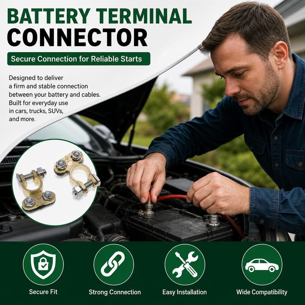 1 çift Akü Terminali Bağlantı  - Battery Terminal Clamps Quick Release Brass incelemesi ve fiyatı