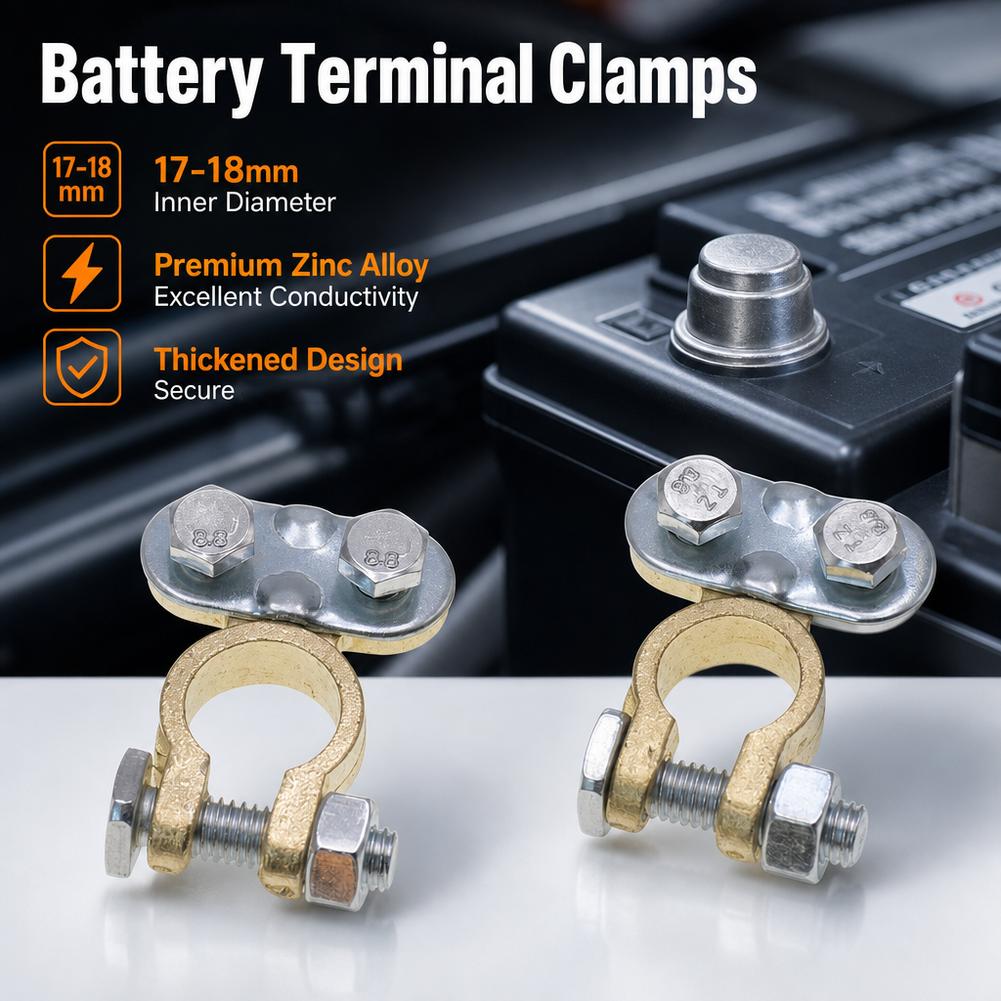 1 çift Akü Terminali Bağlantı  - Battery Terminal Clamps Quick Release Brass incelemesi ve fiyatı