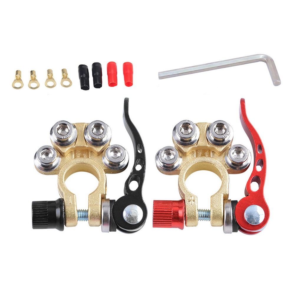 12V Hızlı Bağlantı Kesme Özell - Battery Terminal Clamps Quick Release Brass incelemesi ve fiyatı