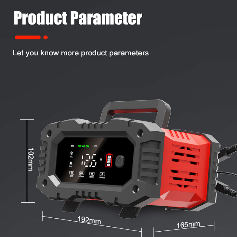 EAFC 12V/24V tam otomatik akü  - Smart Car Battery Charger 12V 24V 20A incelemesi ve fiyatı
