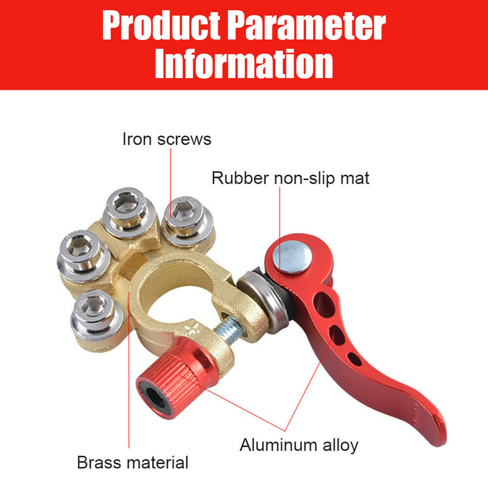 12V Pozitif ve Negatif Kablo K - Battery Terminal Clamps Quick Release Brass incelemesi ve fiyatı