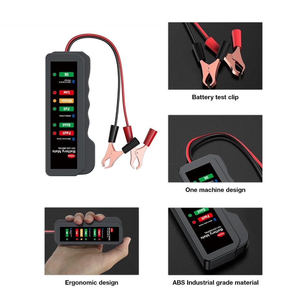 Mini 12V Araç Akü Test Cihazı  - Alternator Tester Digital Diagnostic Tool incelemesi ve fiyatı