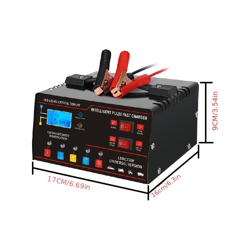 3'ü 1 Arada 12V 24V Evrensel Y - Lead Acid Battery Pulse Repair Desulfator incelemesi ve fiyatı