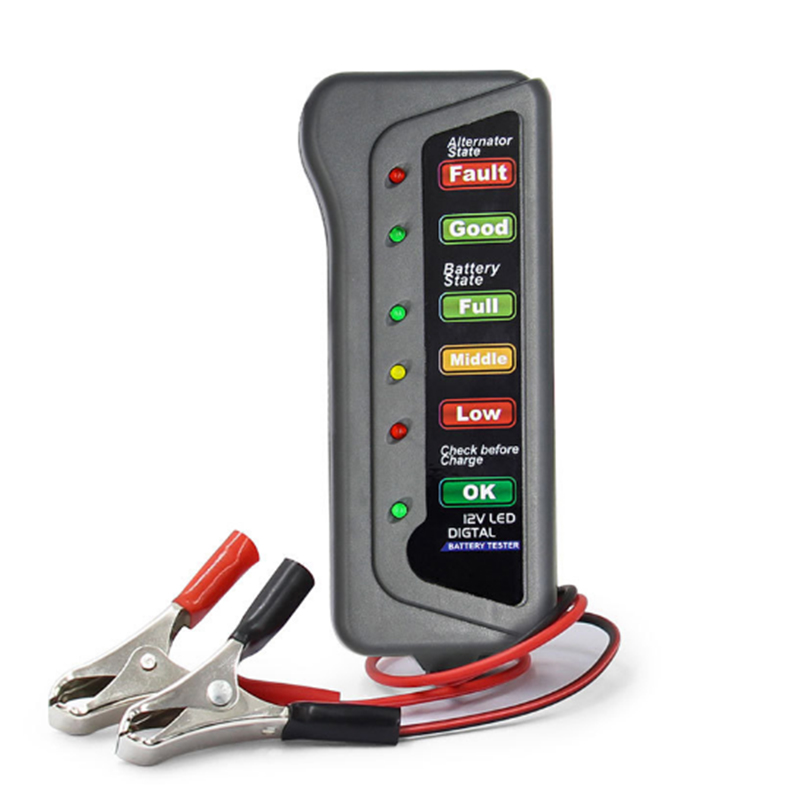 12V araba pil test cihazı diji - Alternator Tester Digital Diagnostic Tool incelemesi ve fiyatı