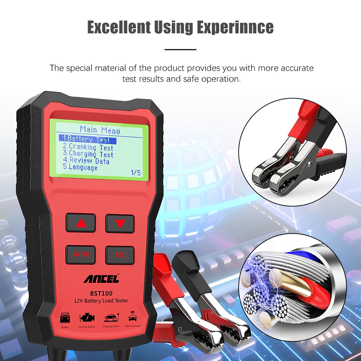 Dijital 12V Araç Akü Test Ciha - Car Battery Load Tester Digital Cranking incelemesi ve fiyatı