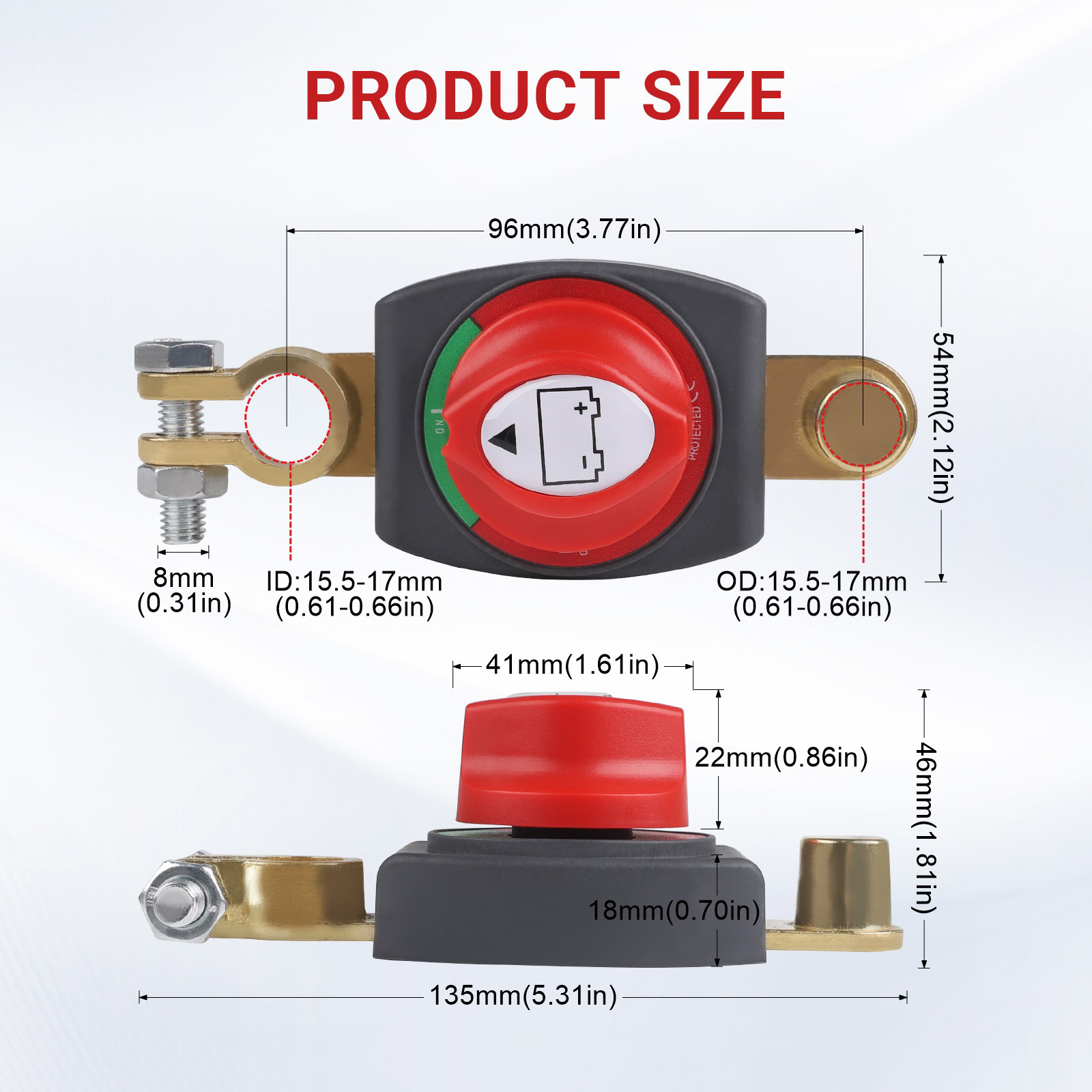 CNSPEED 12V-48V Üstten Bağlant - Battery Disconnect Switch Master Cut Off incelemesi ve fiyatı