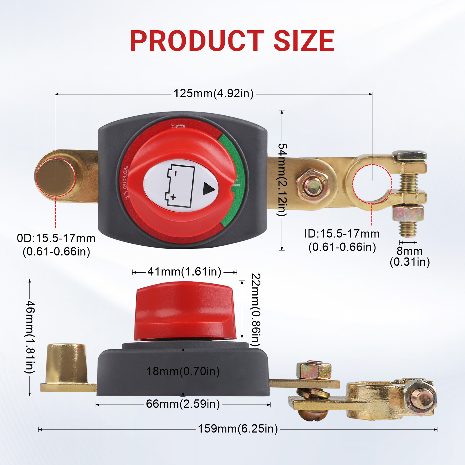 CNSPEED 12V-48V Üstten Bağlant - Battery Disconnect Switch Master Cut Off incelemesi ve fiyatı
