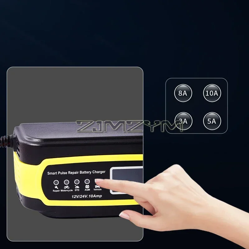 200W araba pil şarj cihazı, 12 - Car Battery Trickle Charger Maintainer 5A incelemesi ve fiyatı