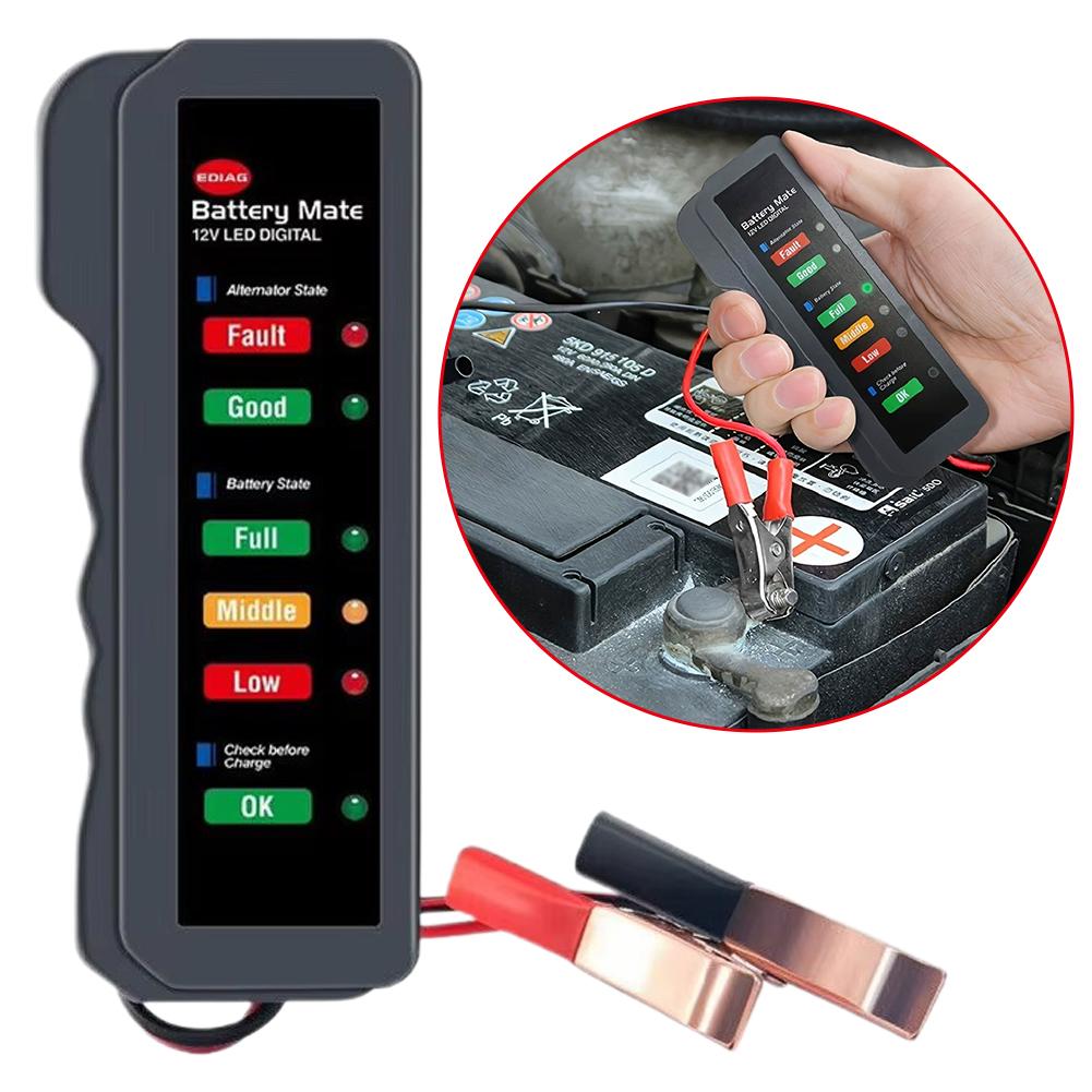 12V Dijital Alternatör Test Ci - Alternator Tester Digital Diagnostic Tool incelemesi ve fiyatı