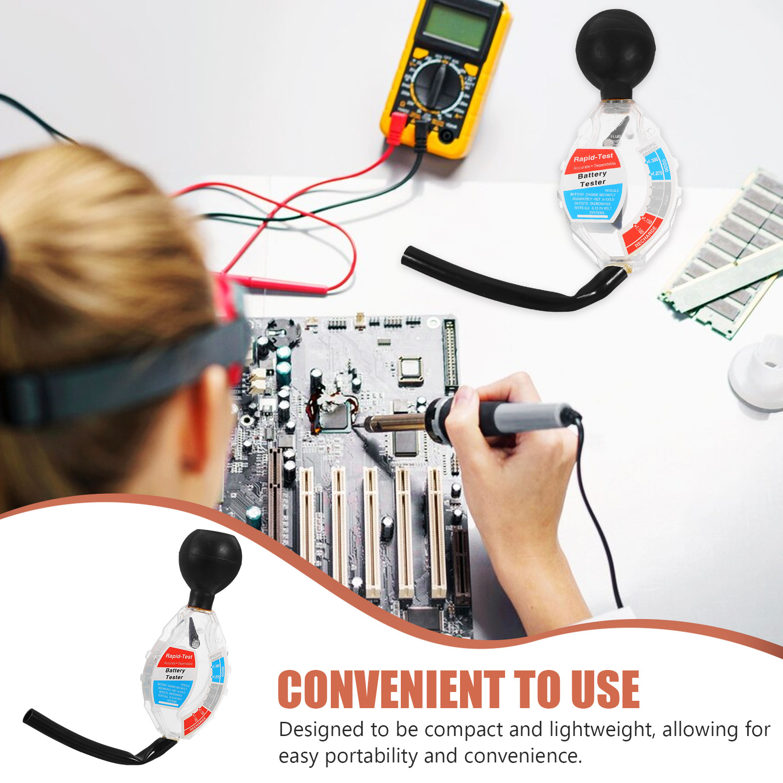 Otomobil Aküsü Testi için Akü  - Battery Hydrometer Specific Gravity Tester incelemesi ve fiyatı