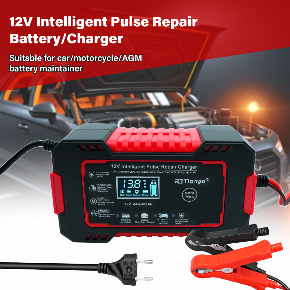 20A/10A Araba Motosiklet Akü Ş - Smart Car Battery Charger 12V 24V 20A incelemesi ve fiyatı