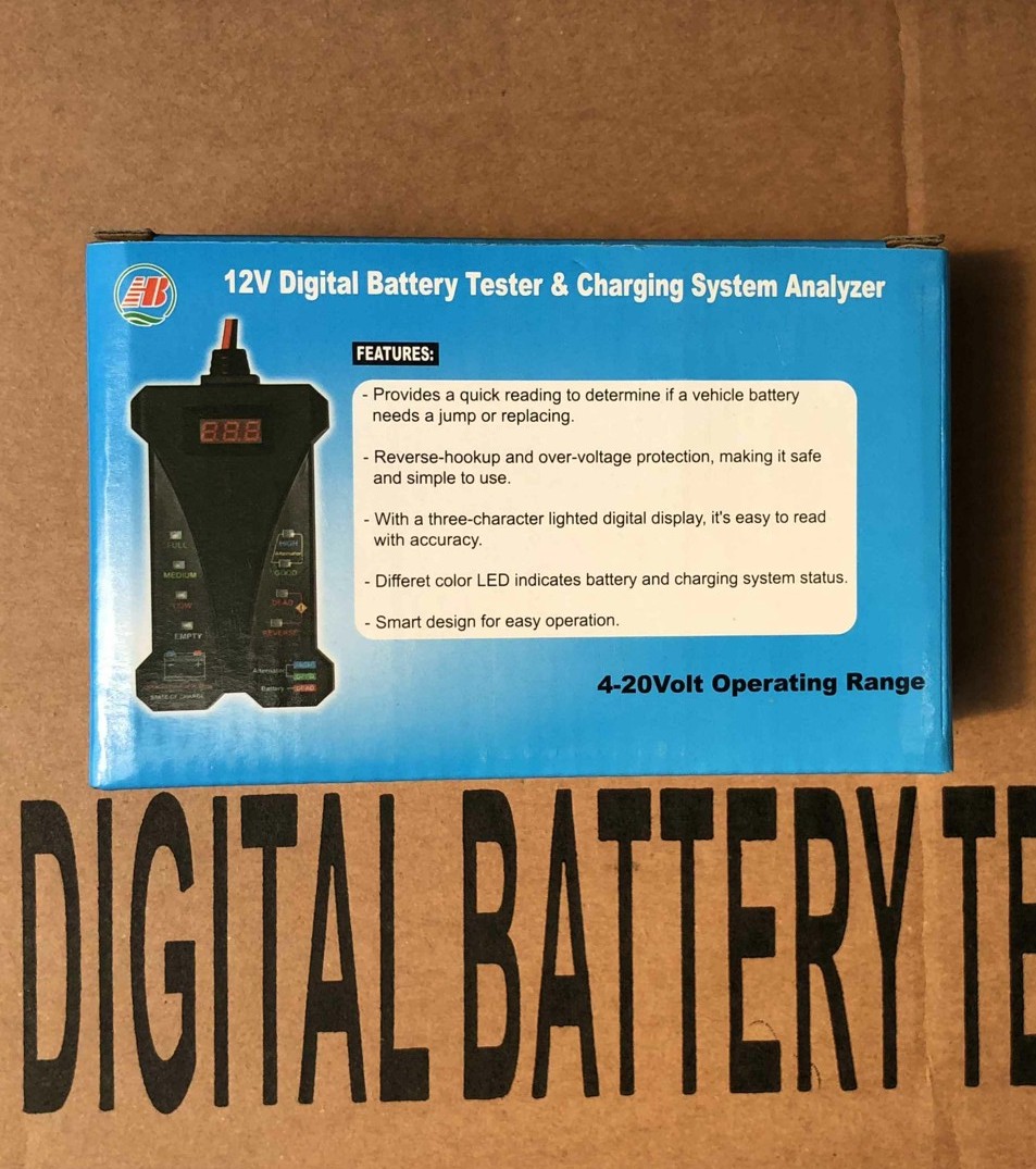 Sıcak satış 12V akıllı araç LE - Alternator Tester Digital Diagnostic Tool incelemesi ve fiyatı