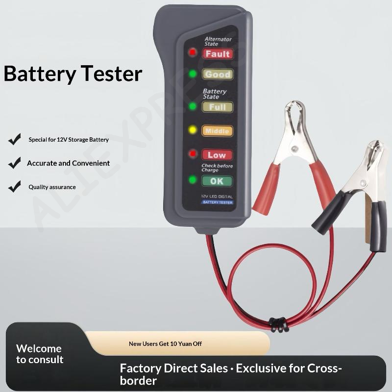 [G]Mini 12V Araç Aküsü Test Ci - Alternator Tester Digital Diagnostic Tool incelemesi ve fiyatı