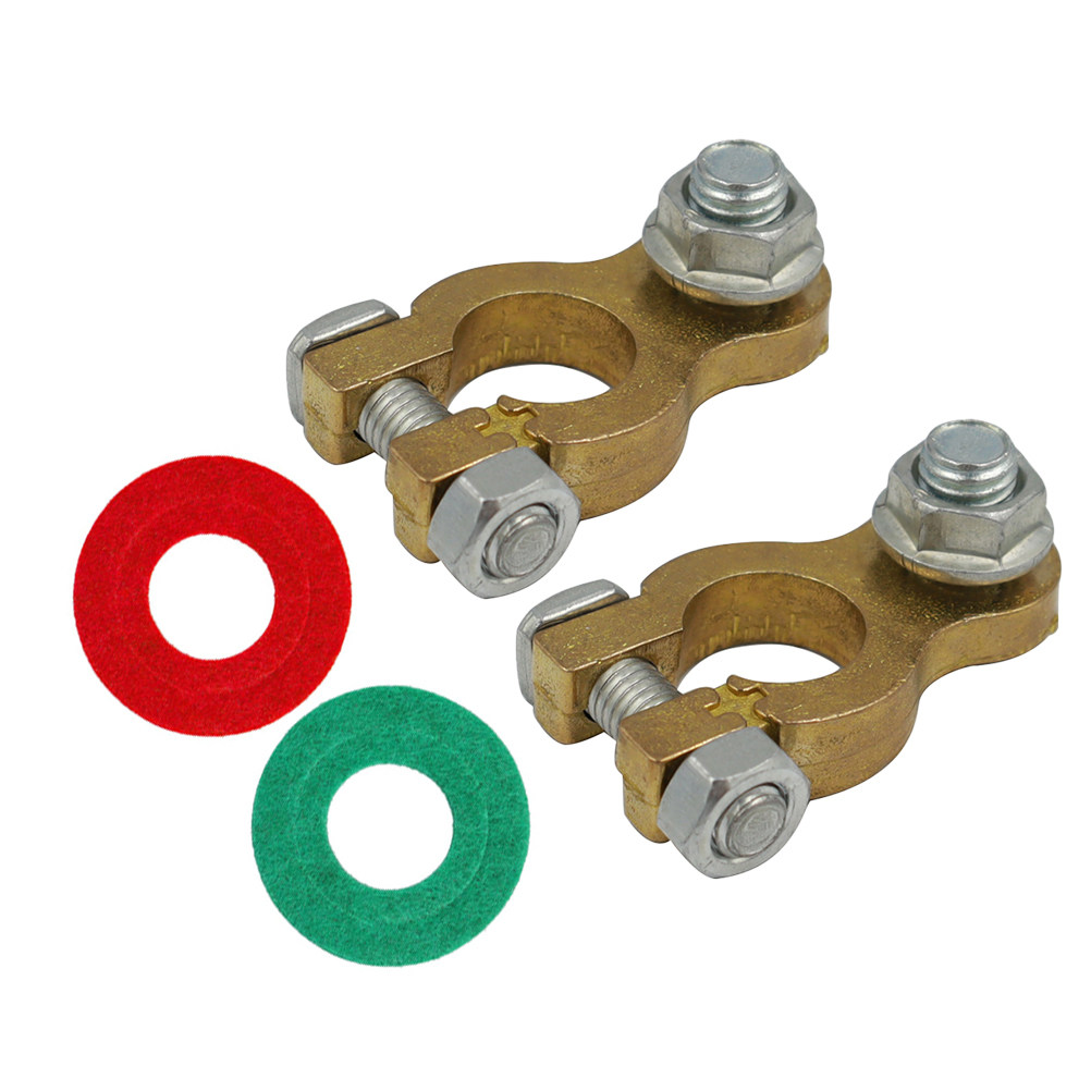 1 Çift Pirinç Otomobil Akü Ter - Battery Terminal Clamps Quick Release Brass incelemesi ve fiyatı