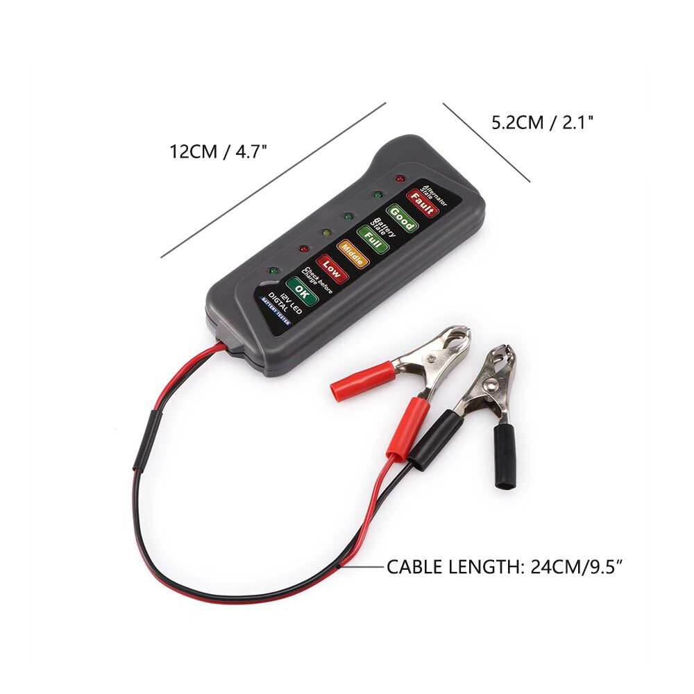 12 V Araç Akü Test Cihazı Diji - Alternator Tester Digital Diagnostic Tool incelemesi ve fiyatı