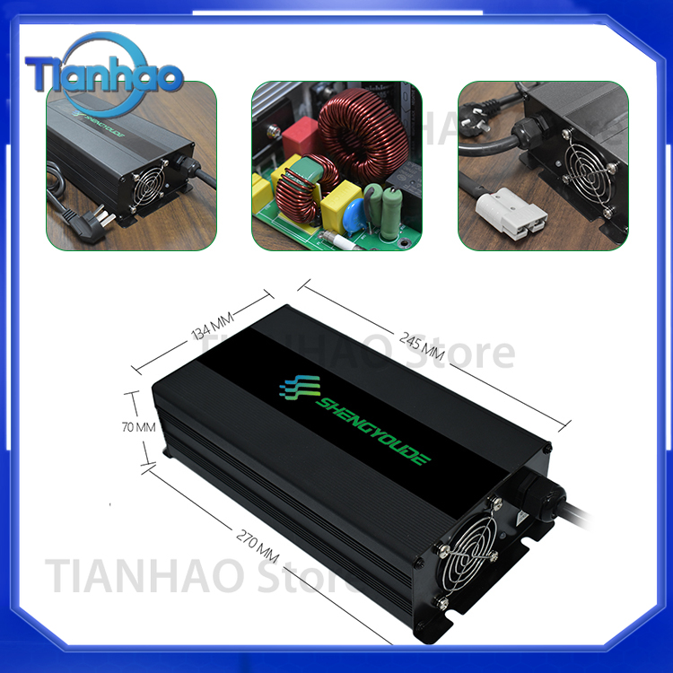 Otomatik Akıllı 2000W Kurşun A - Lifepo4 Battery Charger Smart Automatic incelemesi ve fiyatı