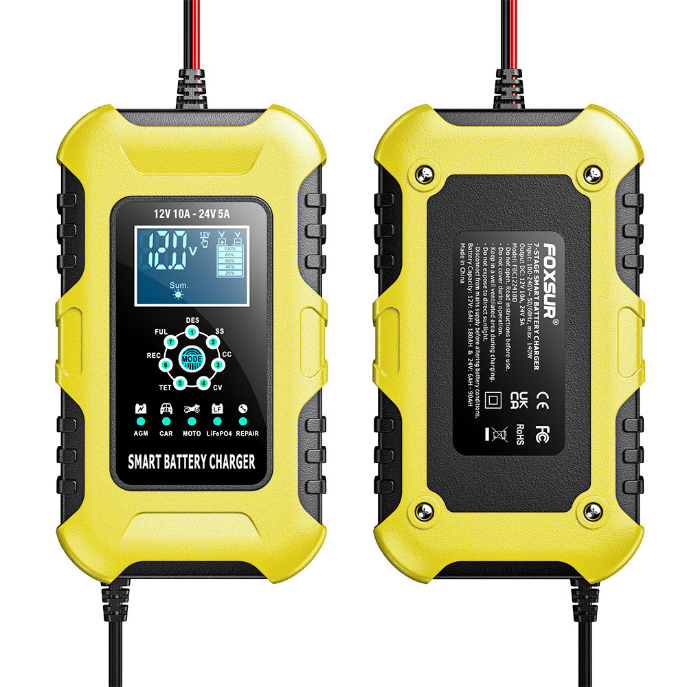 FOXSUR Araç Akü Şarj Cihazları - Car Battery Trickle Charger Maintainer 5A incelemesi ve fiyatı