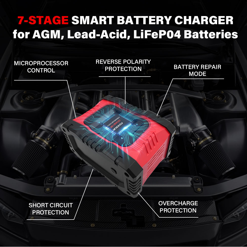 20A/10A Araba Motosiklet Akü Ş - Smart Car Battery Charger 12V 24V 20A incelemesi ve fiyatı