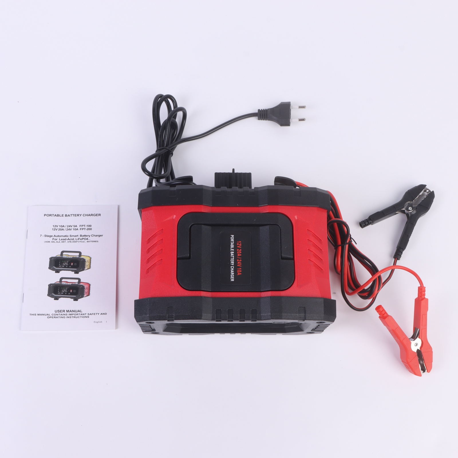 12V 20A /24V 10A 300W Akü Şarj - Smart Car Battery Charger 12V 24V 20A incelemesi ve fiyatı