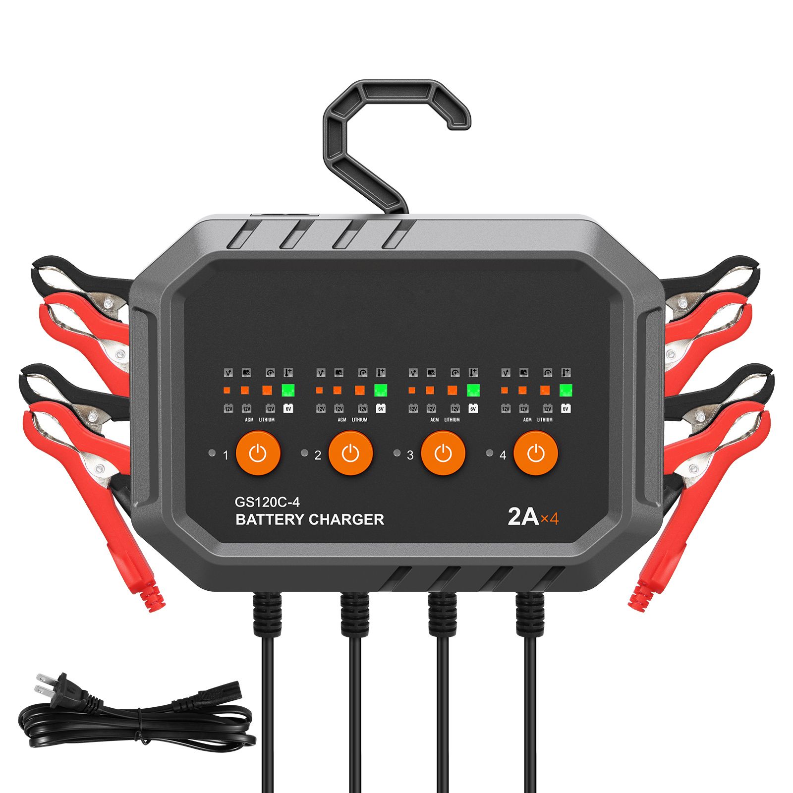 Akıllı Akü Şarj Cihazı, 8 Ampe - Lifepo4 Battery Charger Smart Automatic incelemesi ve fiyatı