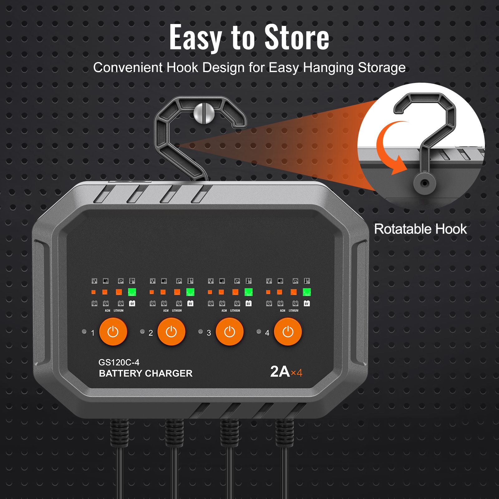 Akıllı Akü Şarj Cihazı, 8 Ampe - Lifepo4 Battery Charger Smart Automatic incelemesi ve fiyatı