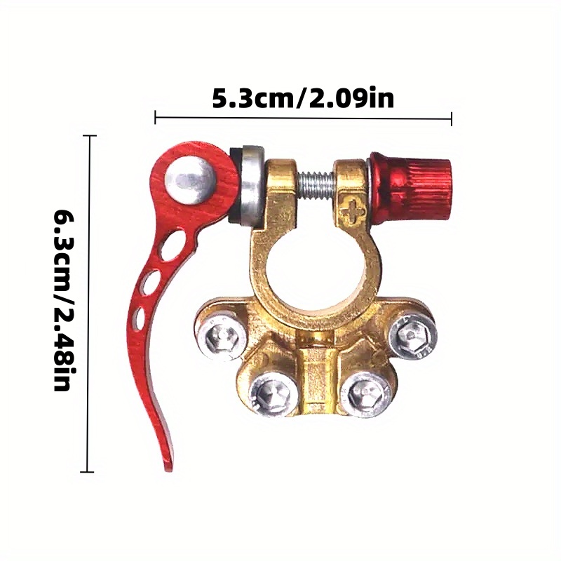 1 Set Pozitif ve Negatif Araç  - Battery Terminal Clamps Quick Release Brass incelemesi ve fiyatı