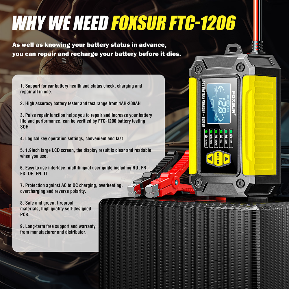 2 in 1 Akıllı Araç Akü Şarj Si - Lifepo4 Battery Charger Smart Automatic incelemesi ve fiyatı