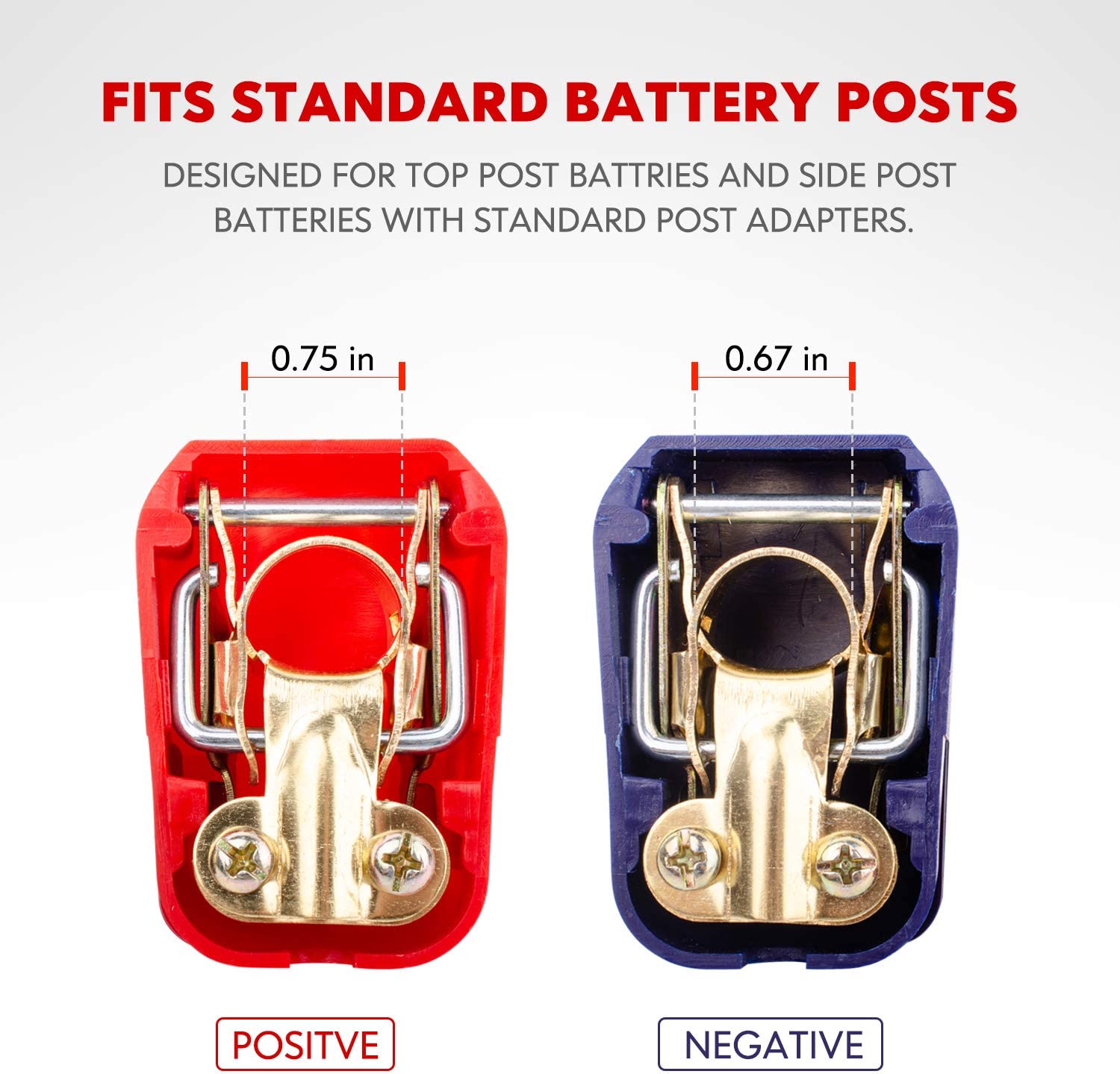 1 çift pozitif ve negatif hızl - Battery Terminal Clamps Quick Release Brass incelemesi ve fiyatı
