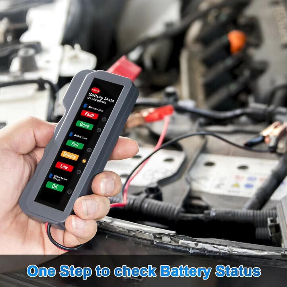 Araç Akü Test Cihazı 12V Dijit - Alternator Tester Digital Diagnostic Tool incelemesi ve fiyatı