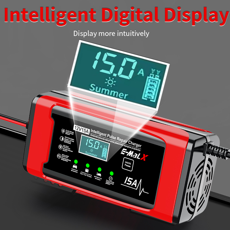 AB Fişi 12V 15A Akıllı Akü Şar - Lifepo4 Battery Charger Smart Automatic incelemesi ve fiyatı