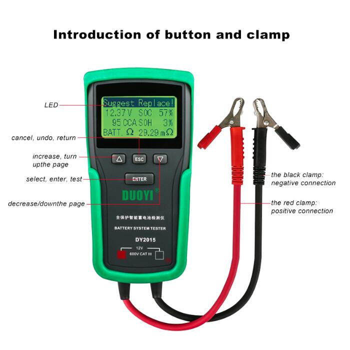 DUOYI DY2015 12V Araç Akü Sist - Car Battery Load Tester Digital Cranking incelemesi ve fiyatı
