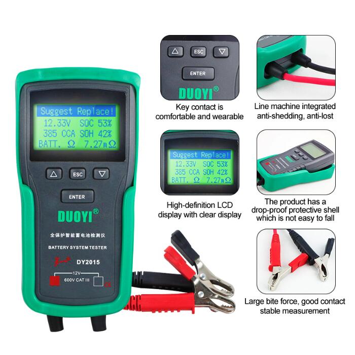 DUOYI DY2015 12V Araç Akü Sist - Car Battery Load Tester Digital Cranking incelemesi ve fiyatı